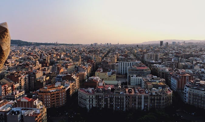 distrito de Eixample em Barcelona